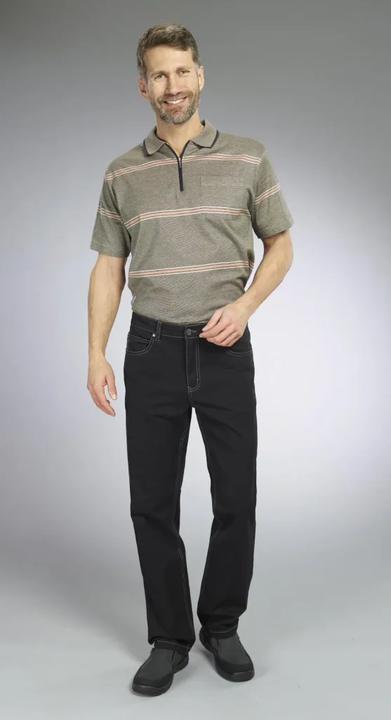 Stretchhose, Farbe schwarz, Gr.30