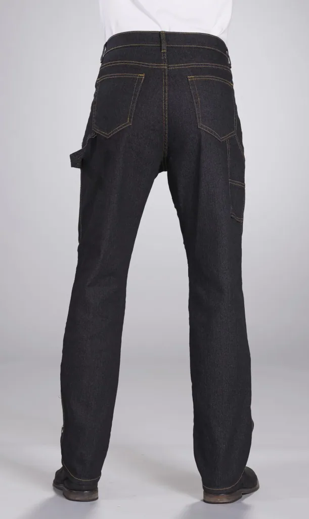 Stretch Workerjeans, Farbe schwarz, Gr.48