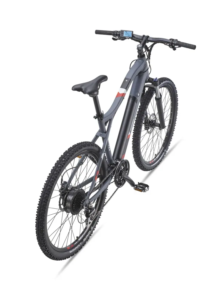 Unisex Alu MTB E-Bike, 29 Zoll, 24-Gang Kettenschaltung, grau, Aufsteiger M922 Hardtail