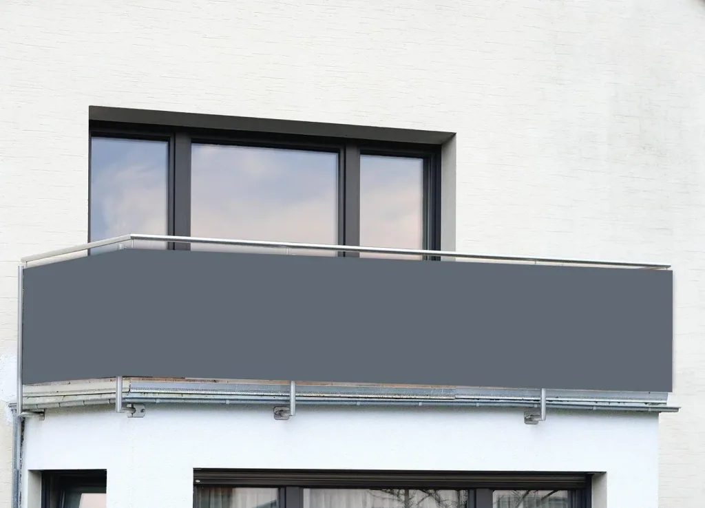 Balkon Sichtschutz Anthrazit Uni