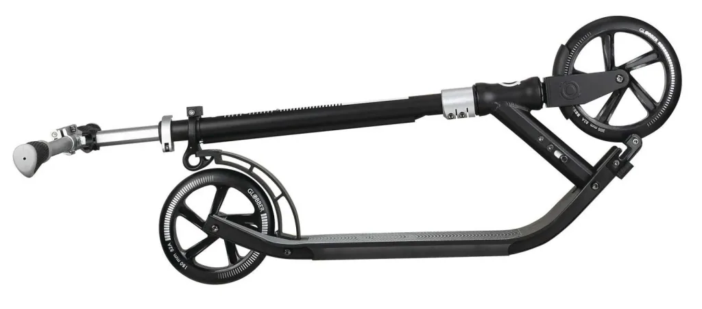 ONE NL 205-180 DUO Tretroller, 205/180 mm, ABEC 7, höhenverstellbar, Klappmechanismus, grau