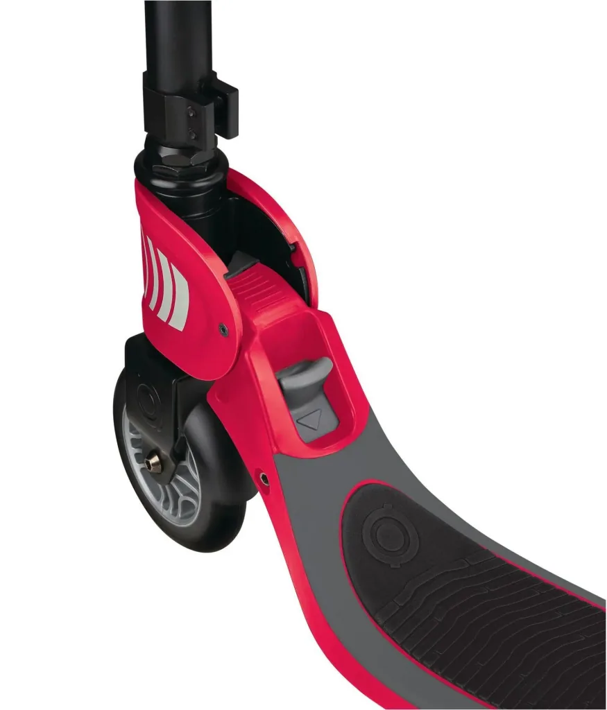 FLOW FOLDABLE 125, Tretroller, 125 mm, ABEC 5, höhenverstellbar, Klappmechanismus, schwarz-rot