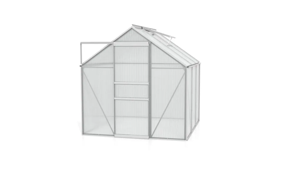 Gewächshaus Venus 3800 HKP 4 mm, Farbe alu