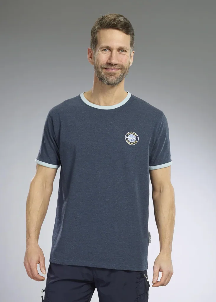 T-Shirt, Farbe marine, Gr.L