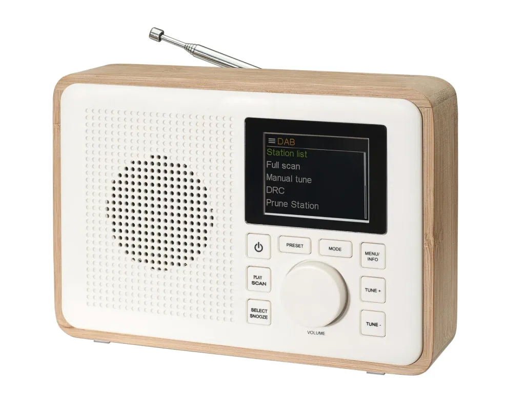 DAB+ Radio mit Bluetooth, lightwood