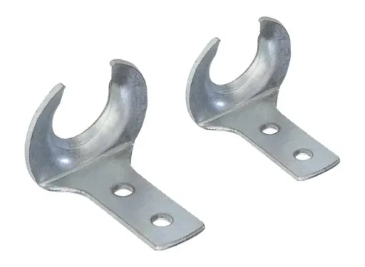 Halterung für Haubenhalter, 65 mm lang, für "mittel" und "groß", 2 Stück
