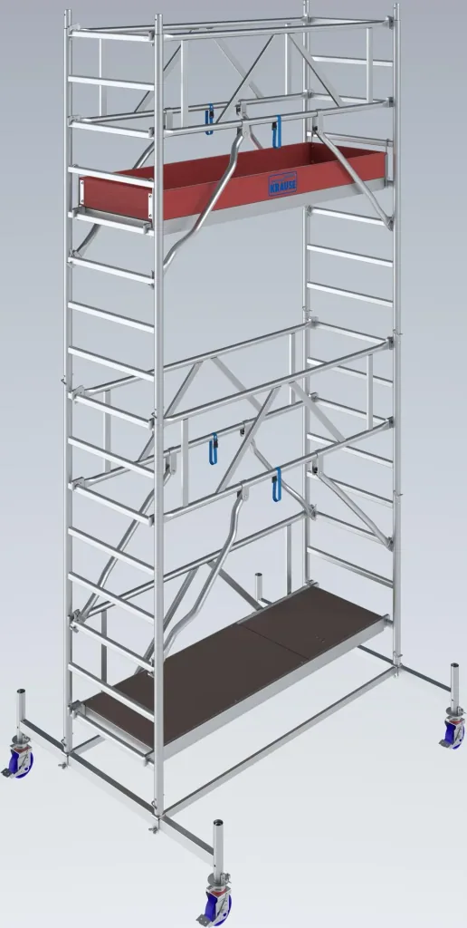 STABILO Fahrgerüst Serie 10, Feldlänge 2 m, Arbeitshöhe ca. 5,40 m