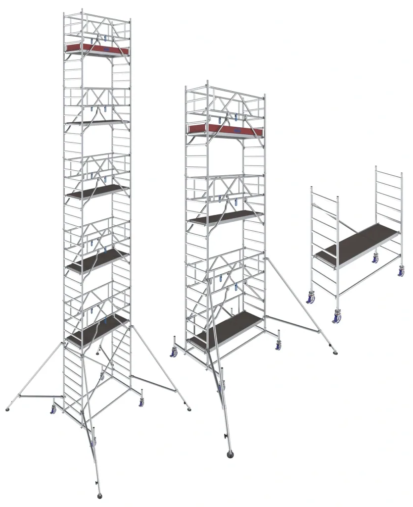 STABILO Fahrgerüst Serie 10, Feldlänge 2 m, Arbeitshöhe ca. 5,40 m