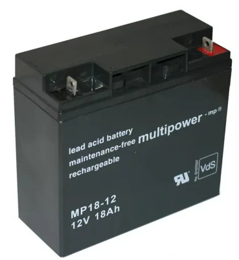 Blei Vlies Akku 12V, 18,0Ah, M5 Gewinde, VdS