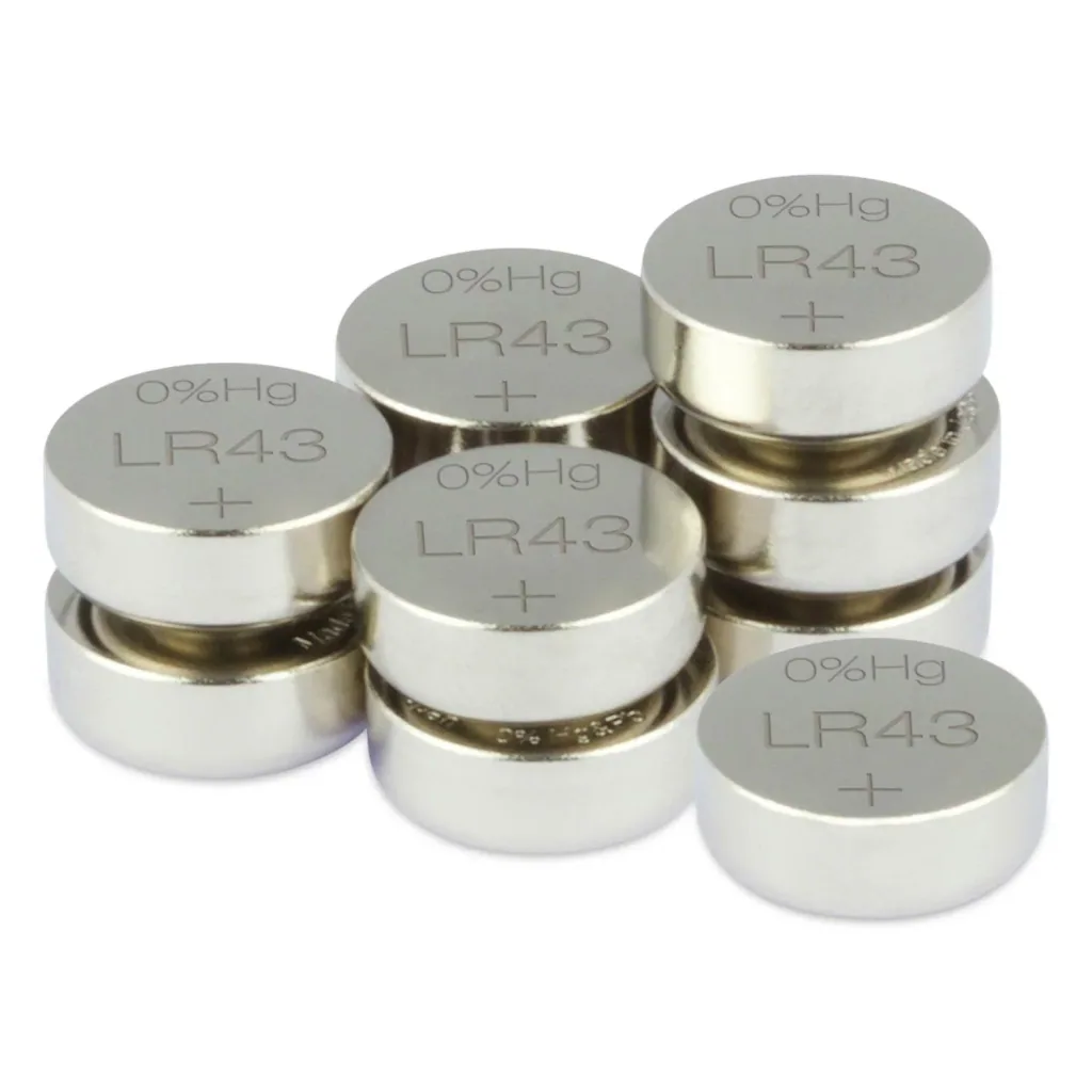 Alkaline Knopfzelle LR43 / V12GA - 10 Stück