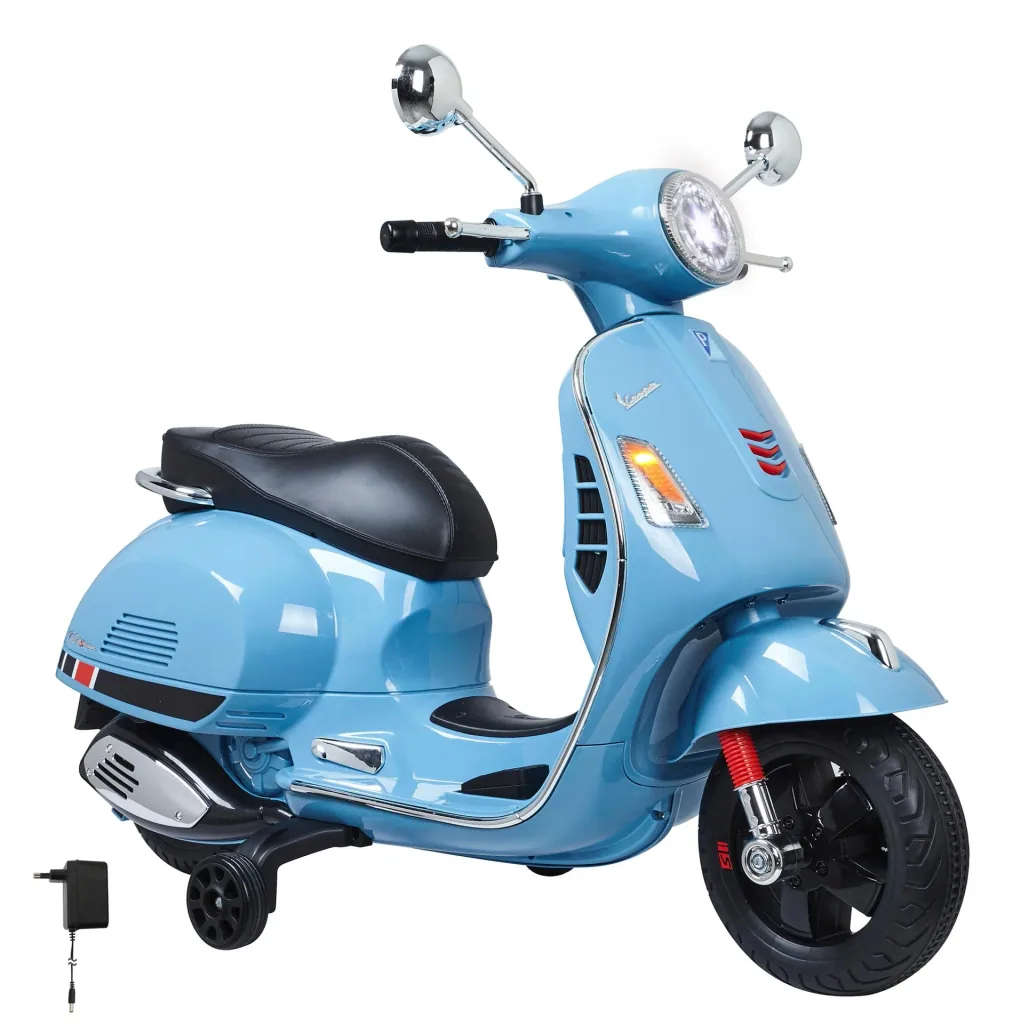 Ride-on Vespa für Kinder, 12 Volt, Blau
