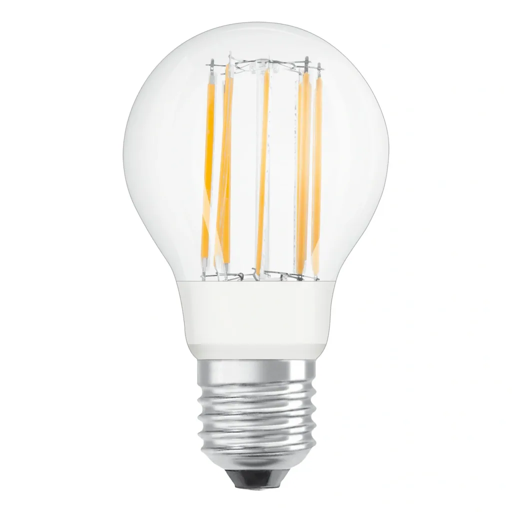 LED SUPERSTAR FILAMENT Lampe mit 9 Watt, E27, warmweiß, klar, dimmbar