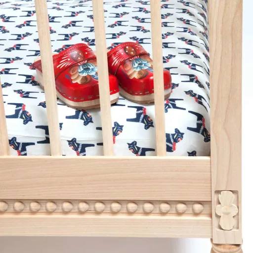 Gustavienne Babybett 60 x 120 cm weiss