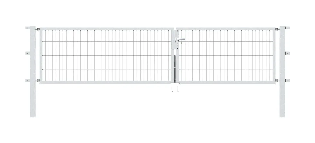 Doppeltor Flexo mit Zubehör, feuerverzinkt, Breite 350 cm, Höhe 100 cm, PF: 80x80cm