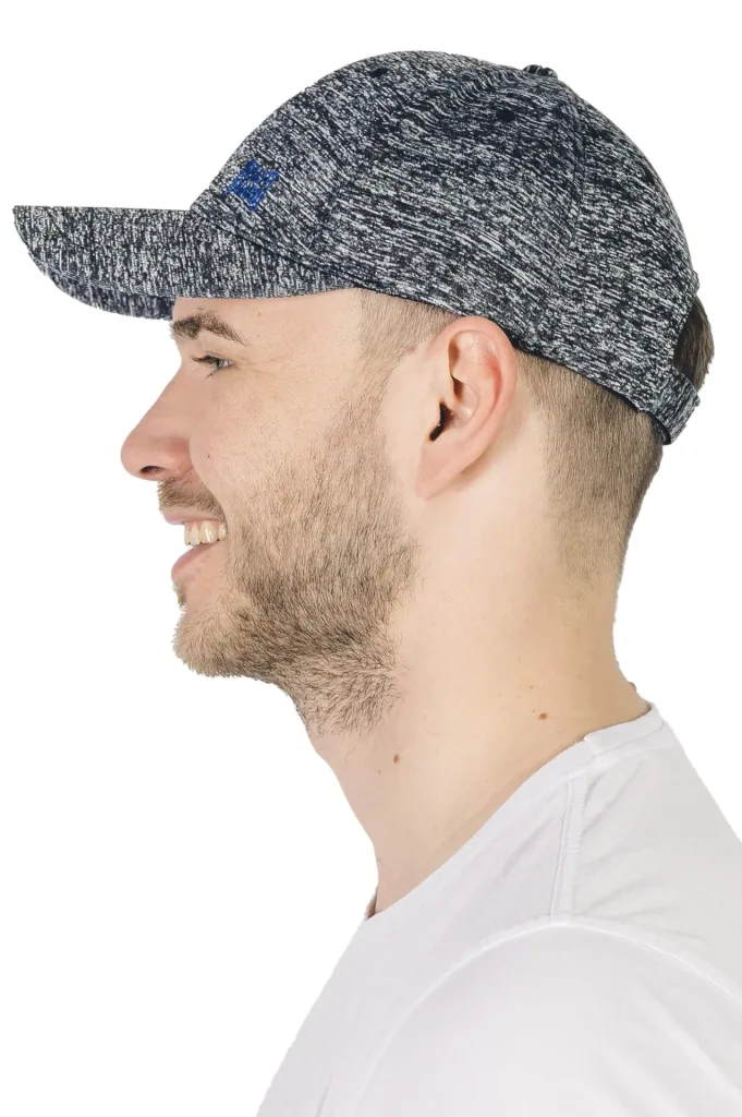 Kappe Farbe grau-melange, Gr.57/58