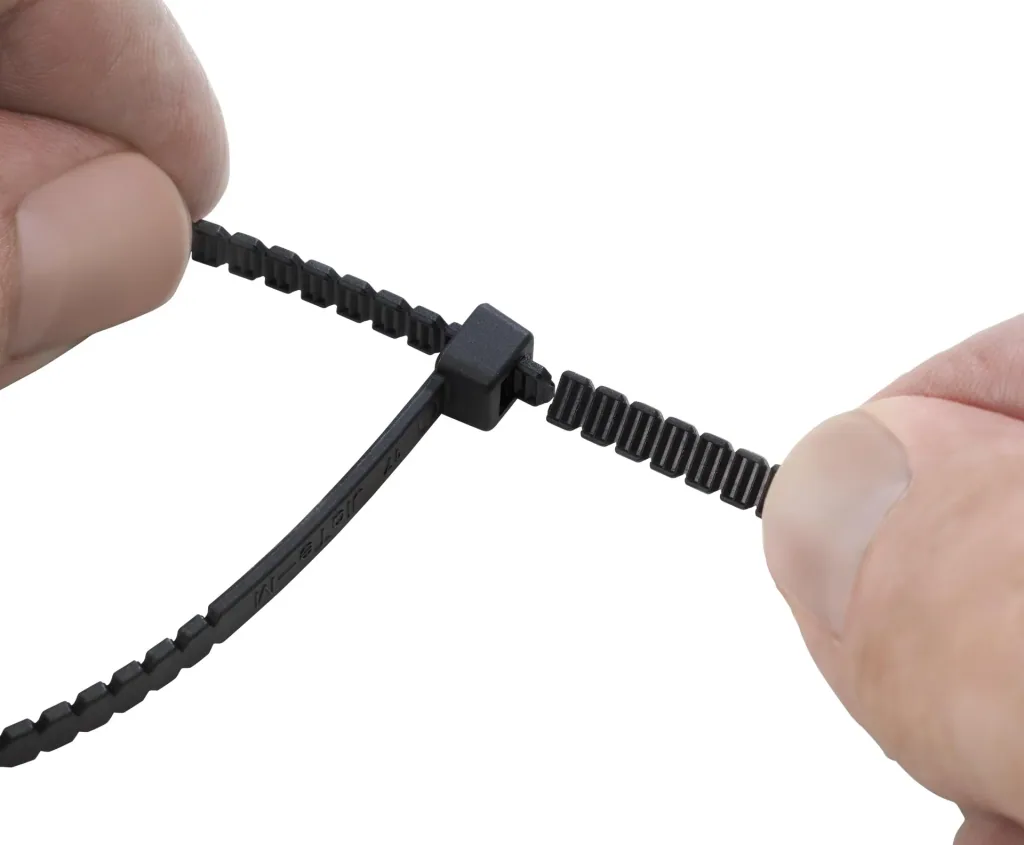 Kabelbinder zum Abdrehen "Twist Cable Ties", Schwarz UV 300 x 4,6 mm