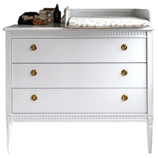 Gustavienne Kommode weiss