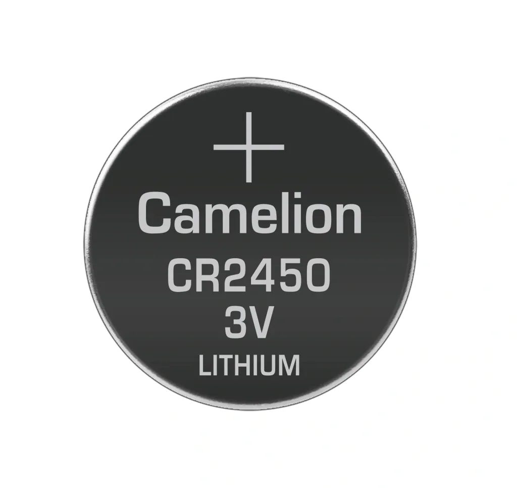 Lithium Knopfzelle CR2450, 3 Volt - 5 Stück