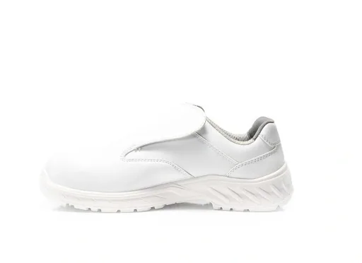 Sicherheitshalbschuh jo_CLEAN Slipper white Low ESD S3 Gr. 40