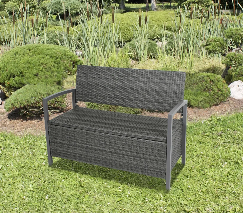 Gartenbank "Ferrara" dunkelgrau