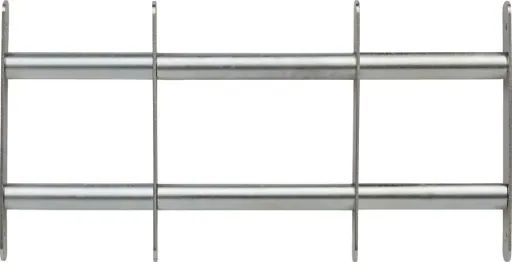 Fenstergitter 5300 individuell einstellbar, 500 - 650 x 300 mm mit 2 Querstreben