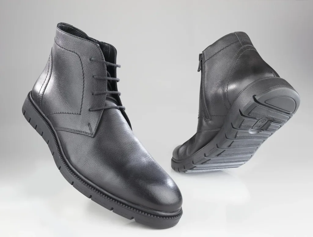 Halbstiefel mit Reißverschluss, Farbe schwarz, Gr.40
