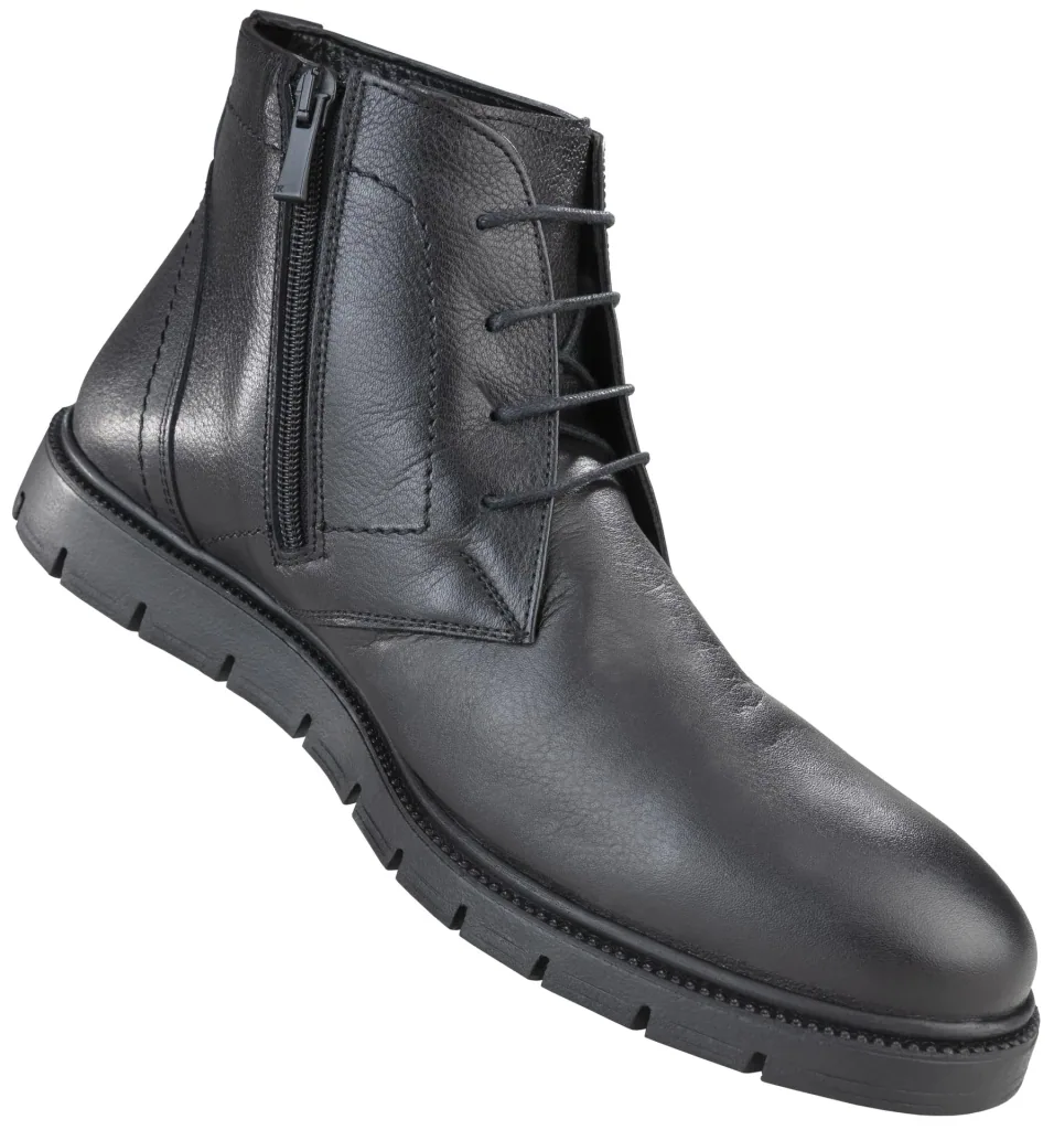 Halbstiefel mit Reißverschluss, Farbe schwarz, Gr.40
