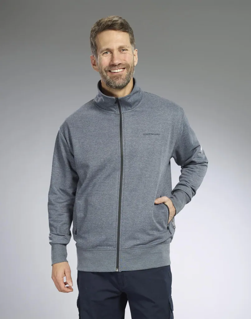 Sweatjacke, Farbe marine, Gr.M