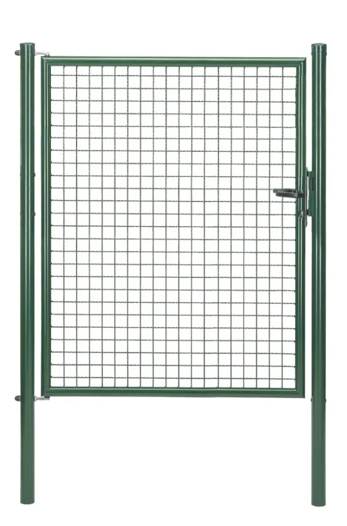 Wellengitter-Einzeltor , grün, Breite 125 cm, Höhe 150 cm