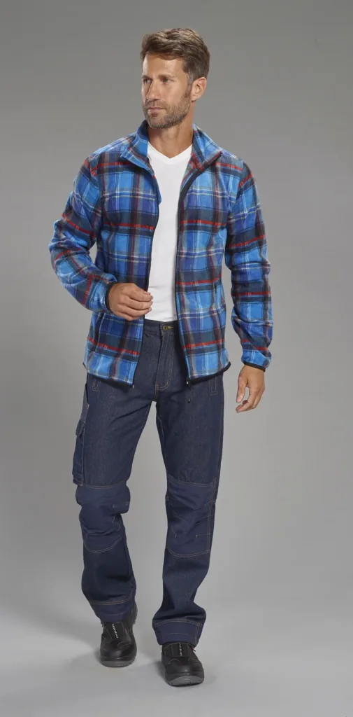 Arbeitsjeans mit Kniebesatz, Farbe blau, Gr.48