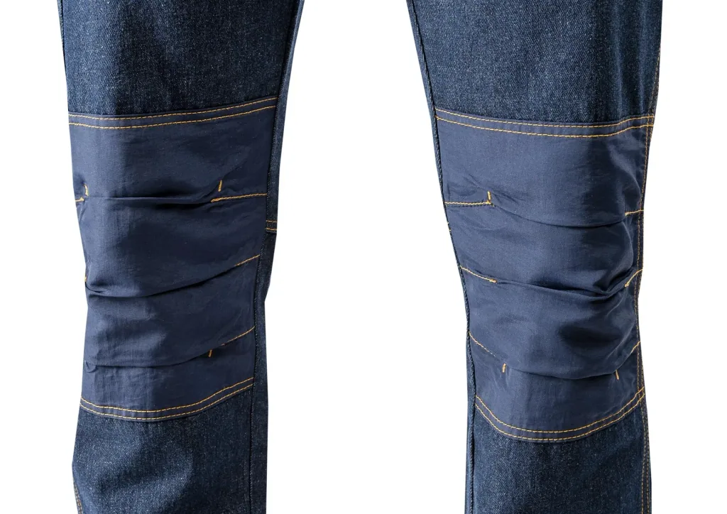 Arbeitsjeans mit Kniebesatz, Farbe blau, Gr.48