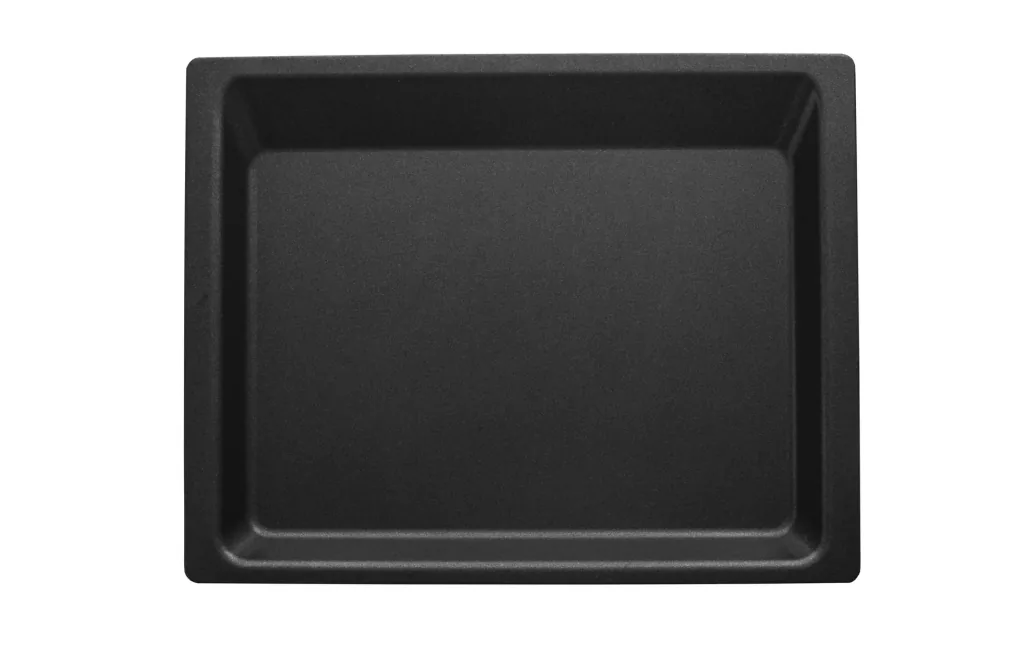 Ofen- und Backplatte, Backblech, tief, 459 x 370 x 30 mm