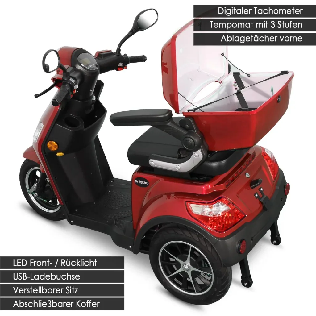 E-Trike 25 V.2, rot