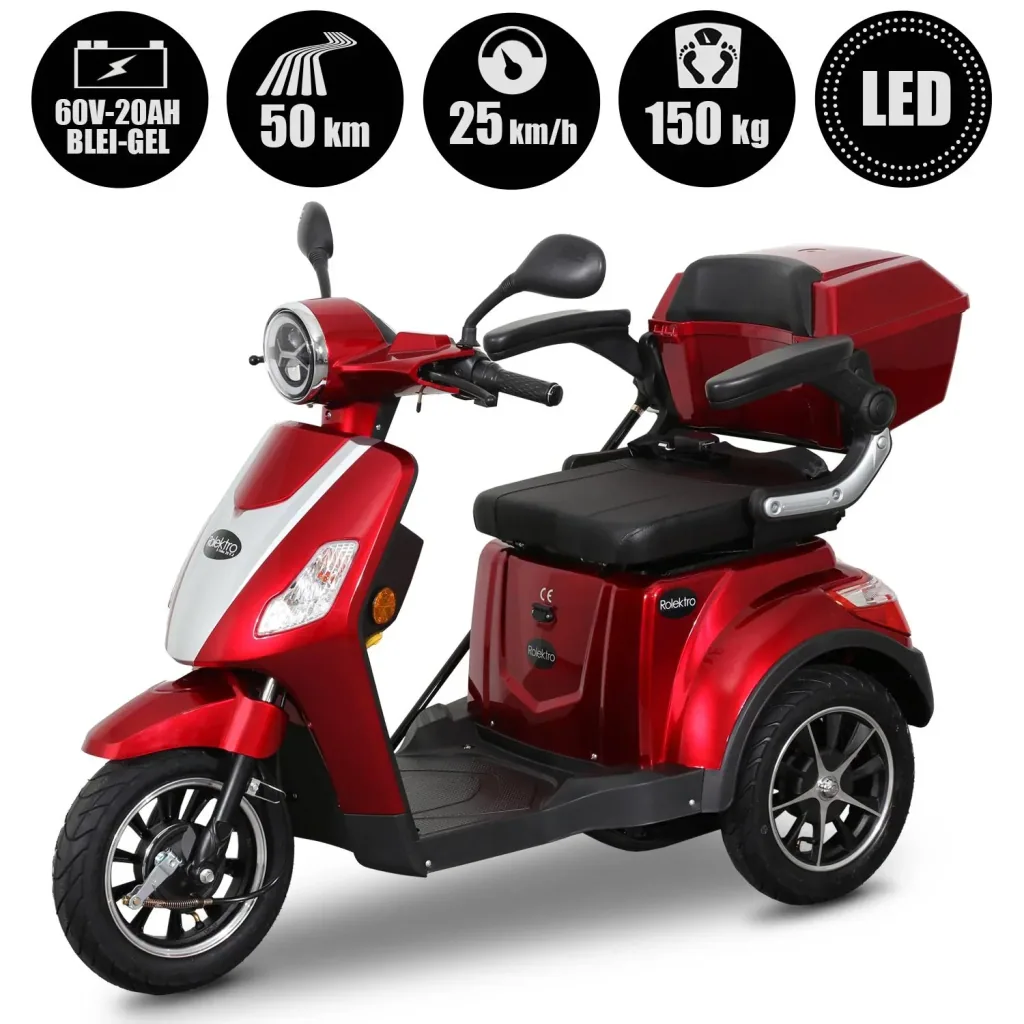 E-Trike 25 V.2, rot