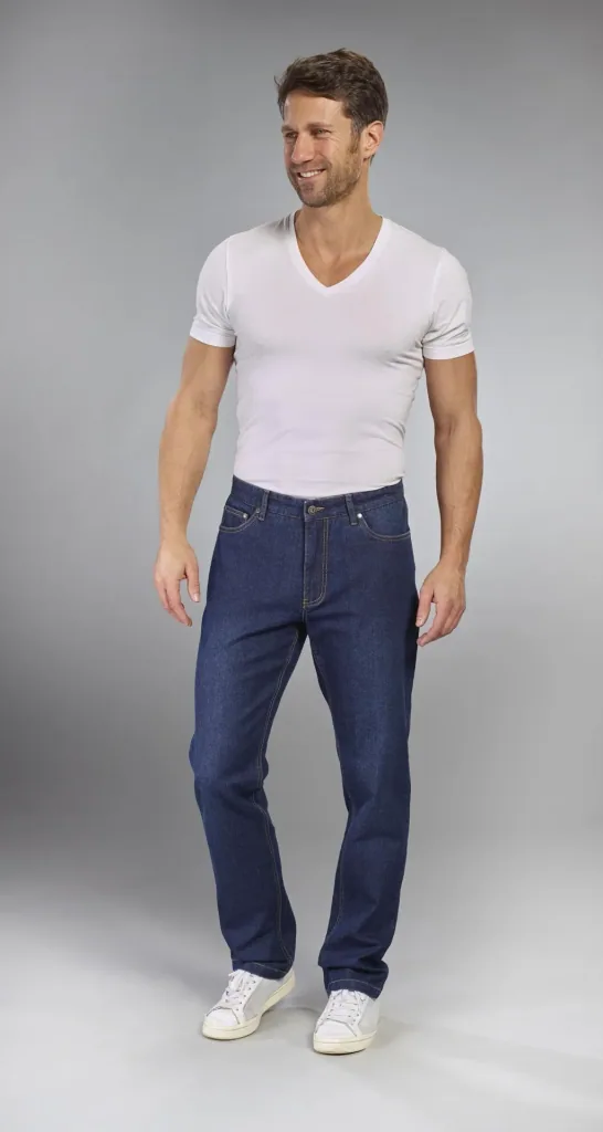 5 Pocket Jeans, Farbe dark stone, Gr.48