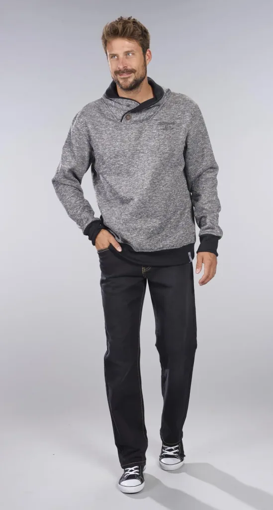 Joggpants aus Stretchdenim, Farbe schwarz, Gr.54