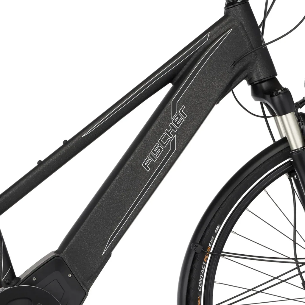 Damen E-Bike Trekking, 28 Zoll, Rahmengröße 49cm, 10-Gang Kettenschaltung, graphit metallic matt, VIATOR 6.0i