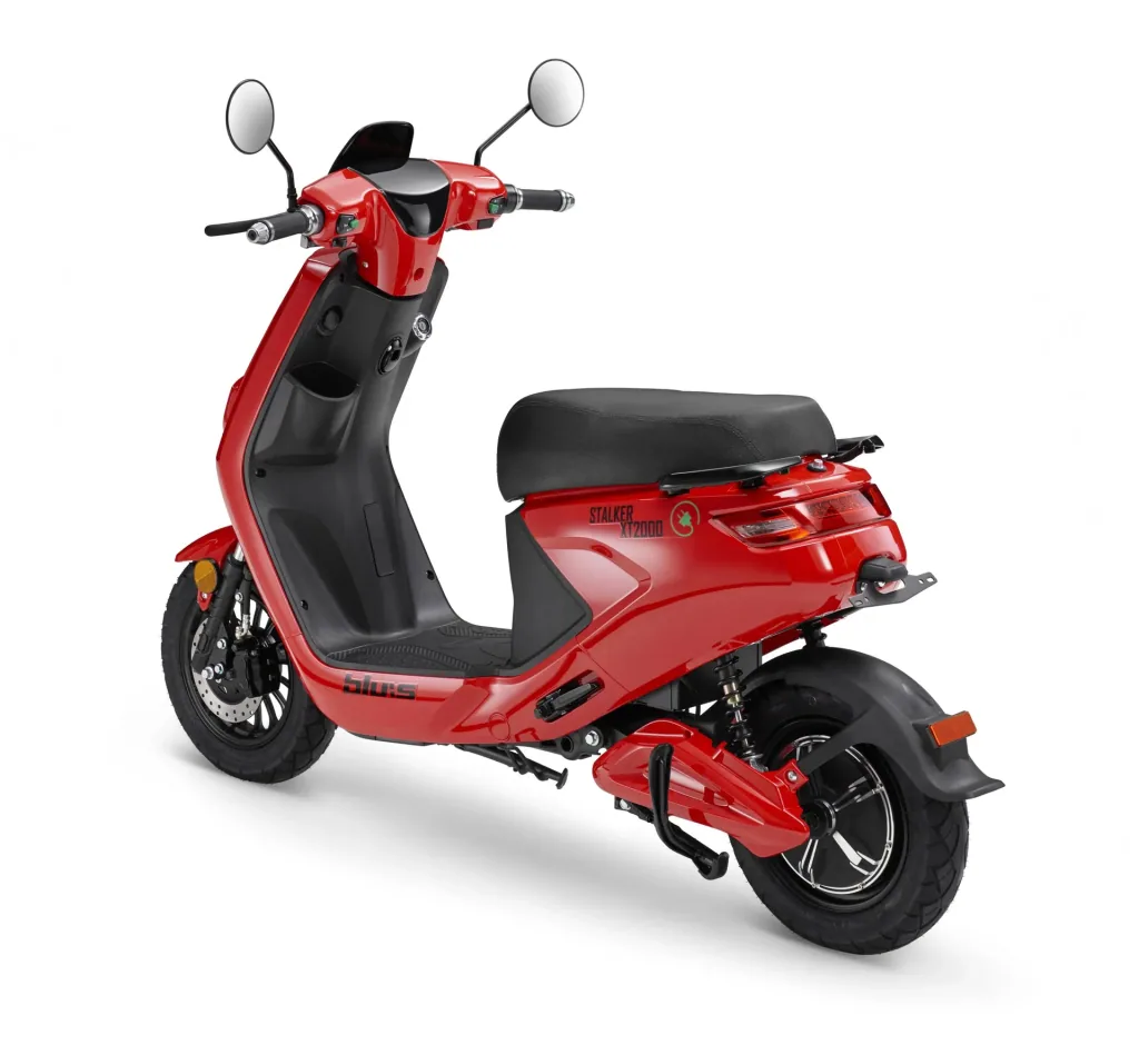 E-Roller blu:s XT2000, 25 km/h, rot