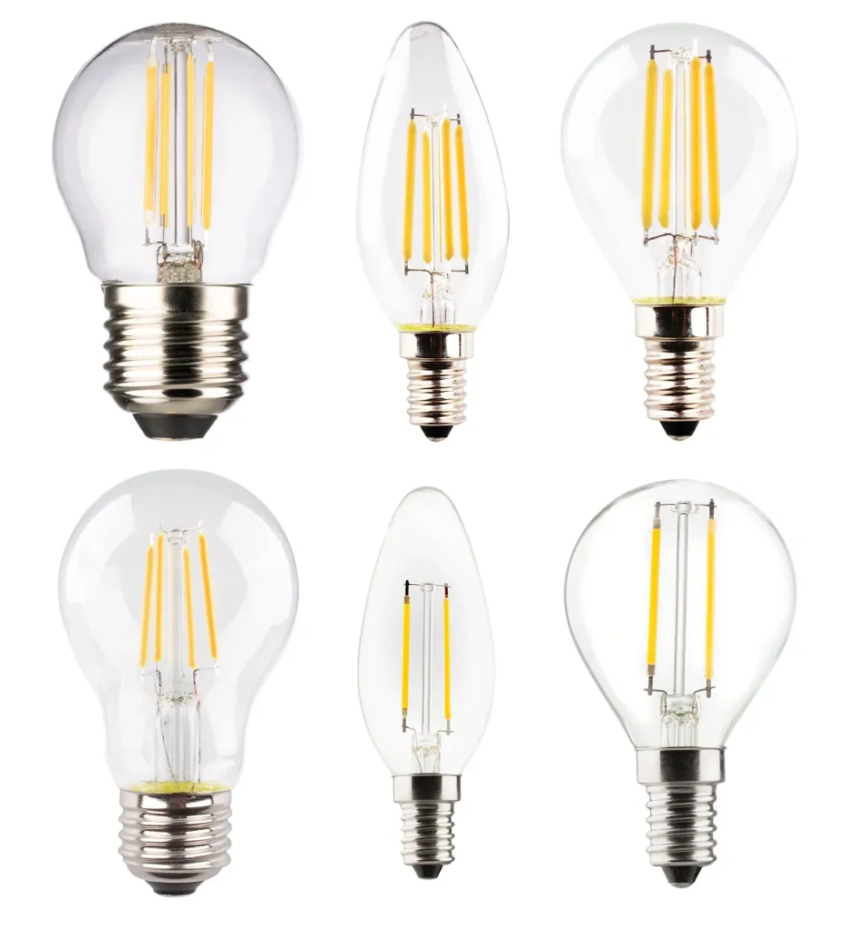 Retro LED Tropfenlampe mit 2,5 Watt, E27, warmweiß