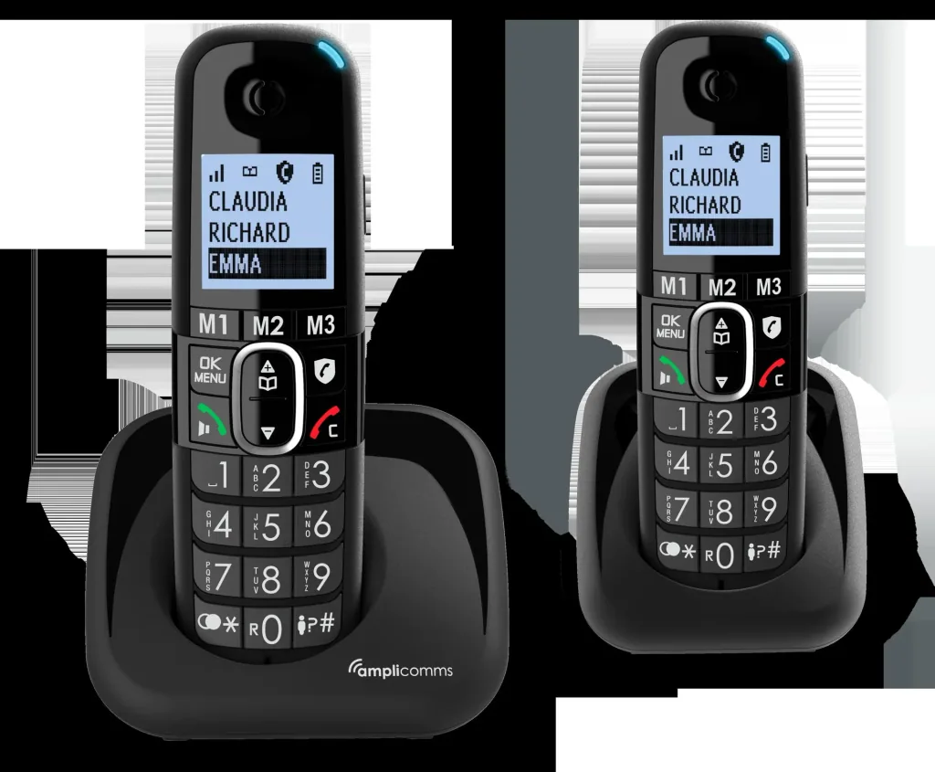 Schnurlos Großtastentelefon mit 2 Handteilen