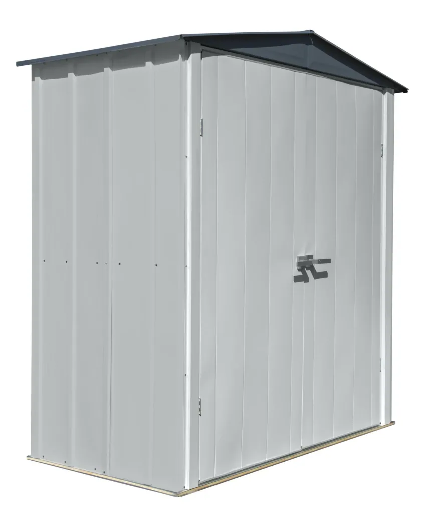 Geräteschrank 6x3 lichtgrau/anthrazit 1,91 x 1 x 2,00 m
