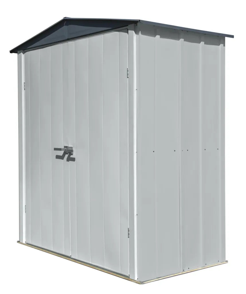 Geräteschrank 6x3 lichtgrau/anthrazit 1,91 x 1 x 2,00 m