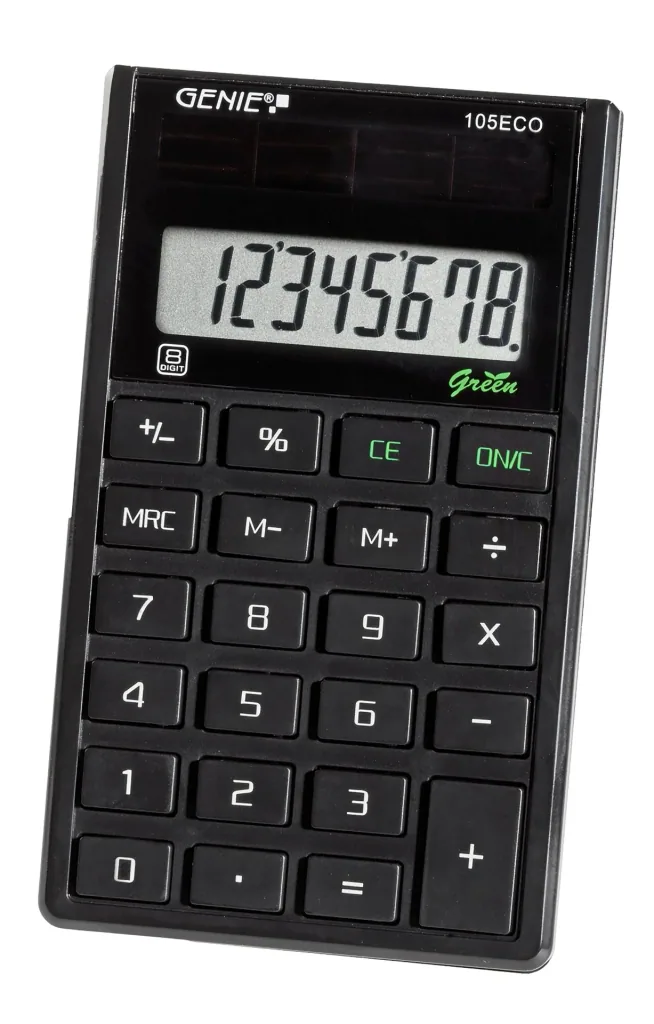 Solar Taschenrechner, 8stellig
