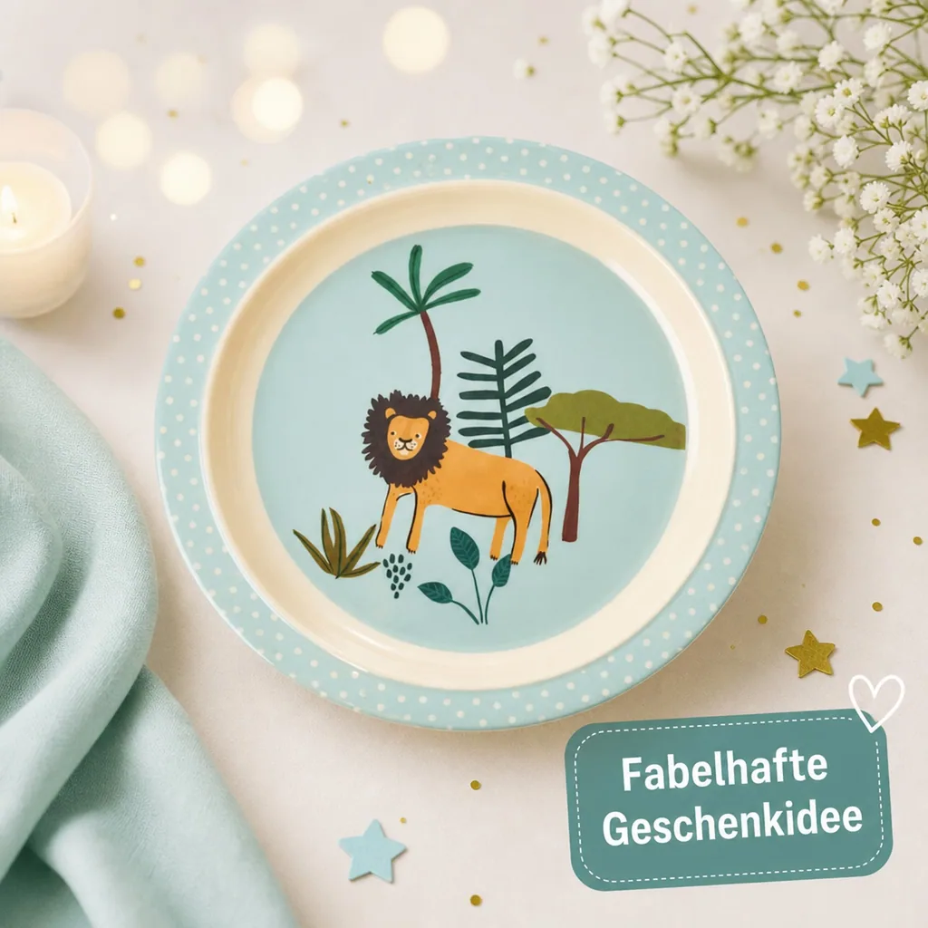 Rice Kinder Teller Dschungel Junge Melamin