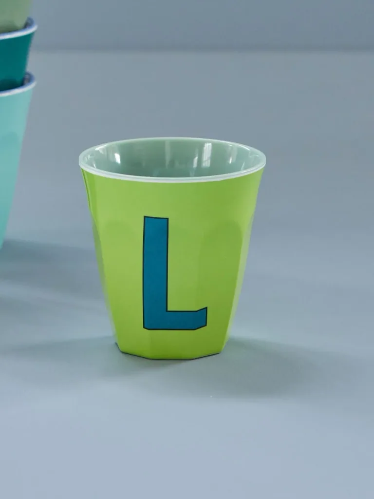 RICE Becher - L, 250 ml, Melamine, Farbe: Limonengrün