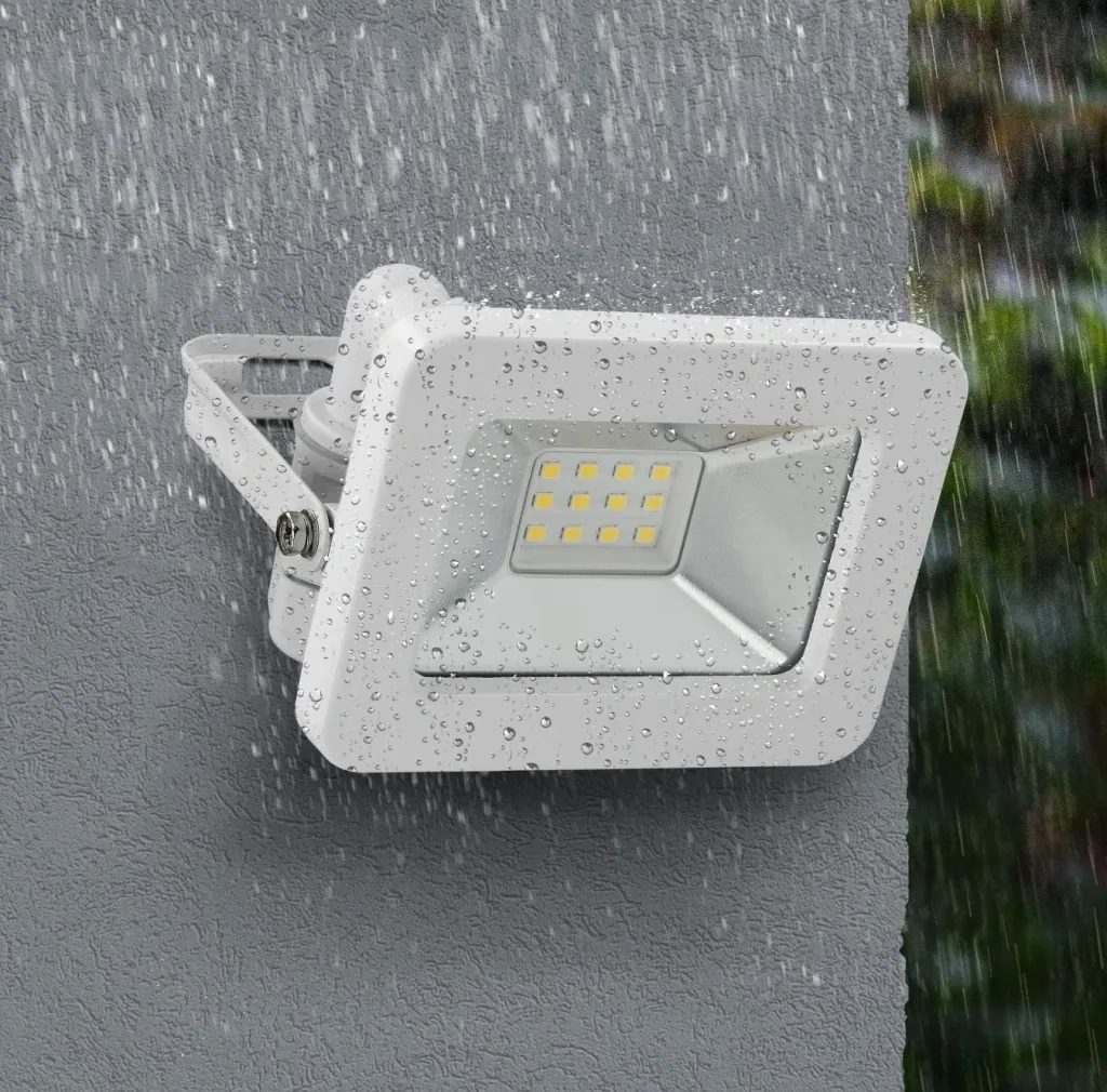 LED Außenstrahler Weiß, 10 Watt - 850 Lumen