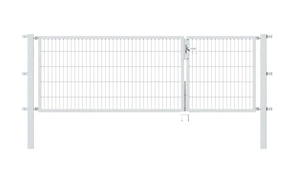 Doppeltor-Set Flexo inkl. Pfosten 1 + 2 x 1 m feuerverzinkt