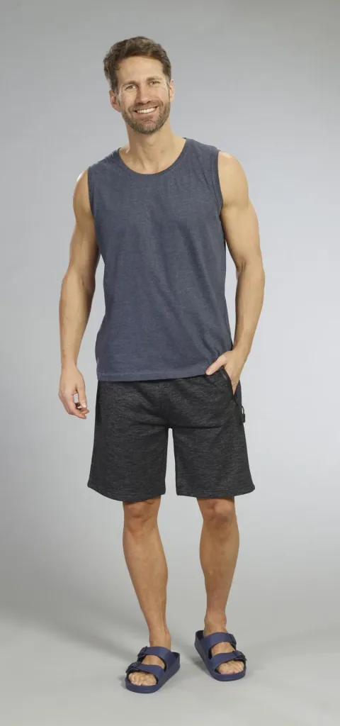 Tank Top, Farbe marine/melange, Gr.XL
