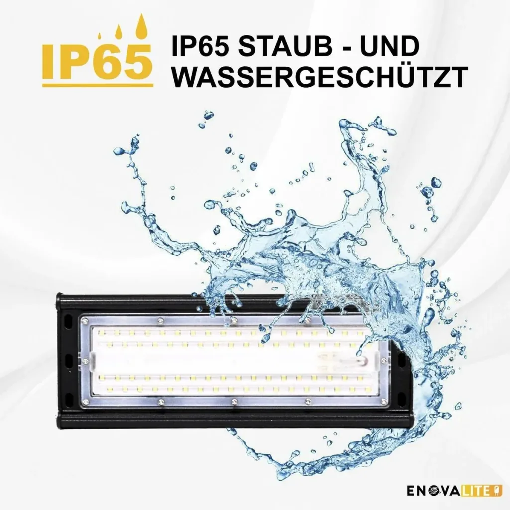 LED-HighBay in linearer Form bietet 100 W, 12000 lm, 5000 K (neutralweiß), IP65 & ENEC-Zertifizierung