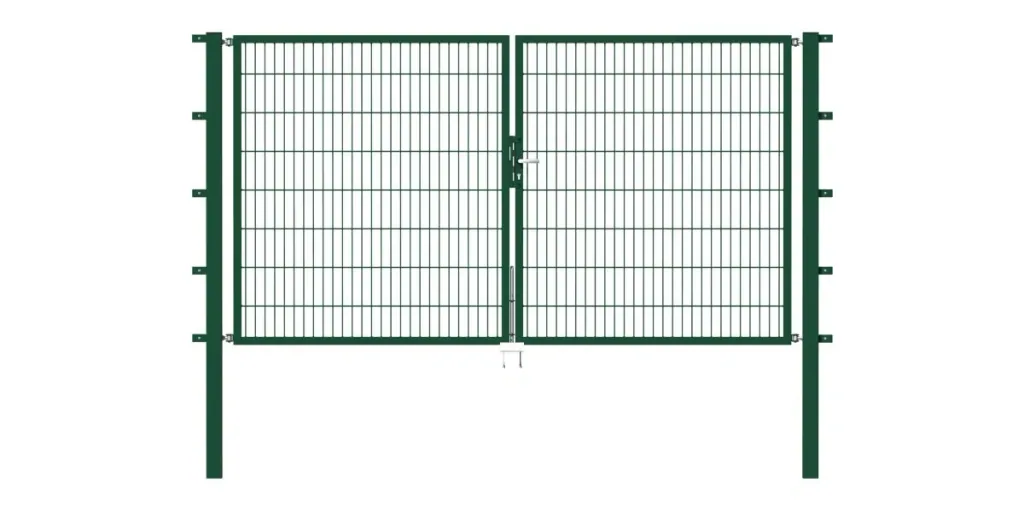 Doppeltor Flexo mit Zubehör, grün, Breite 200 cm, Höhe 140 cm, PF: 60x60 cm